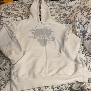 LG Crooks and castles white hoodie